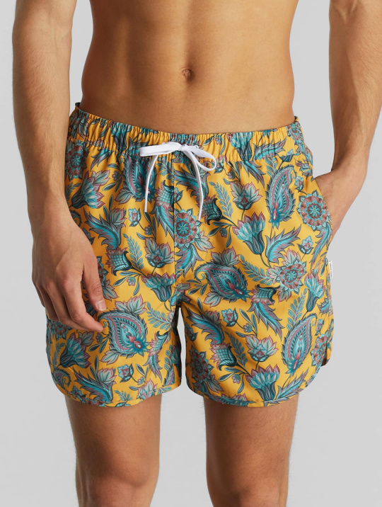 Badehose Indian Flowers Dedicated Honey Yellow 6