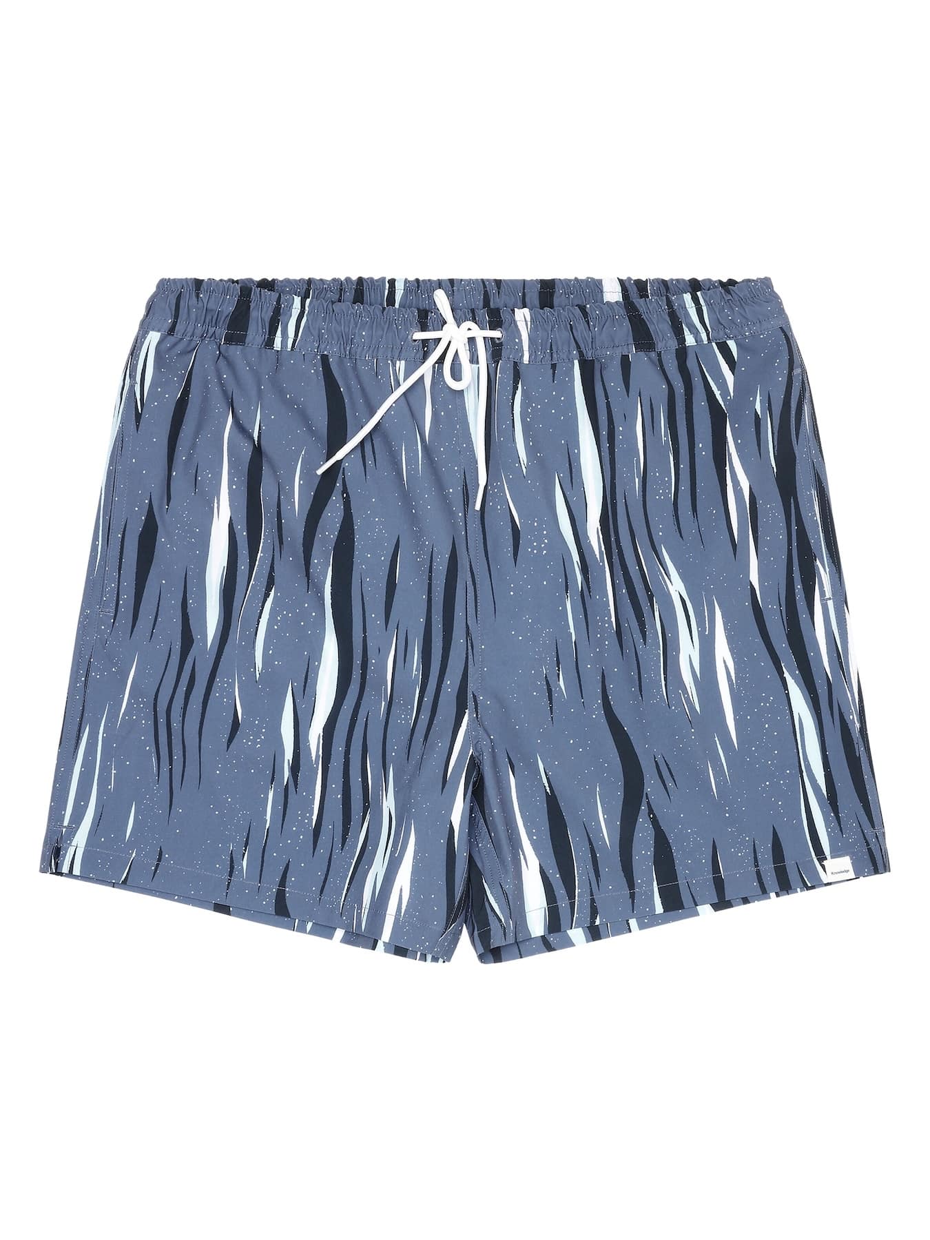 Badehosen Badehose Aop Stretch Knowledge Cotton Apparel Blue 1