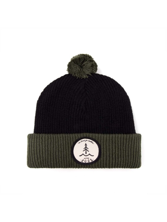 Beanie Bommel Bleed Black Olive 01