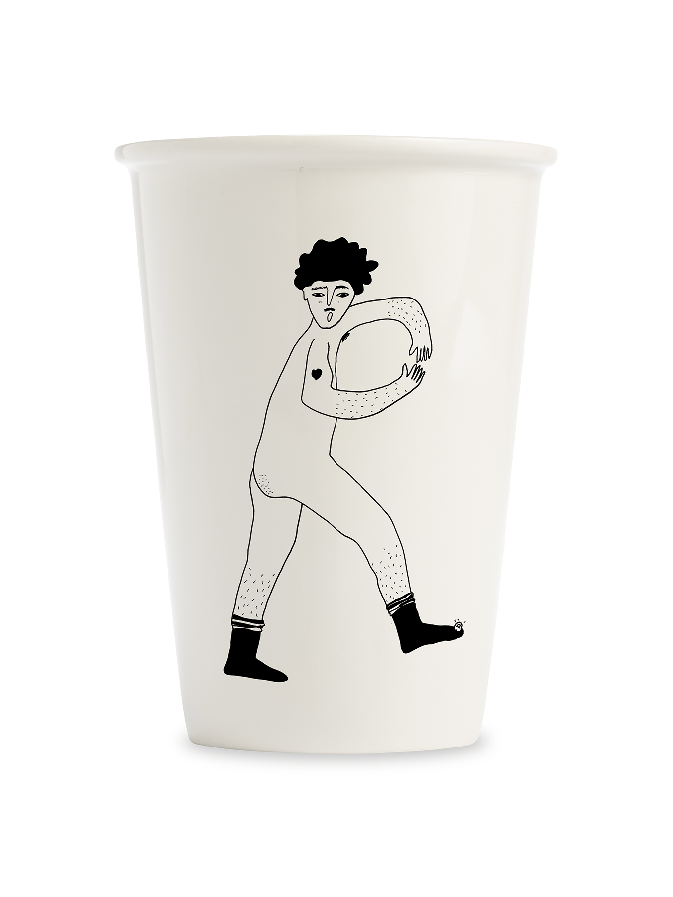 Becher Gross Cup XL Buchstabe R Helenb 01