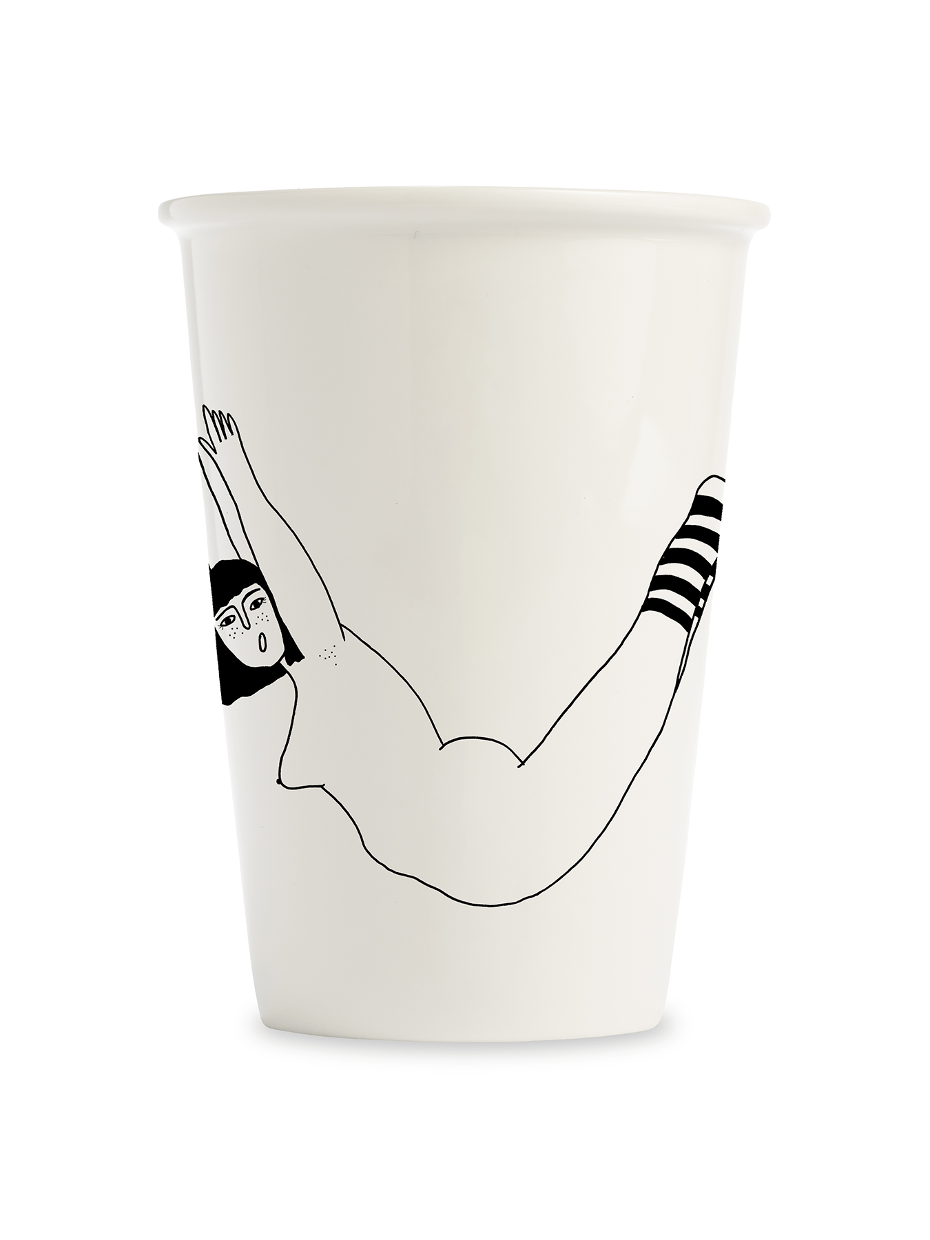 Becher Gross Cup XL Buchstabe U Helenb 01