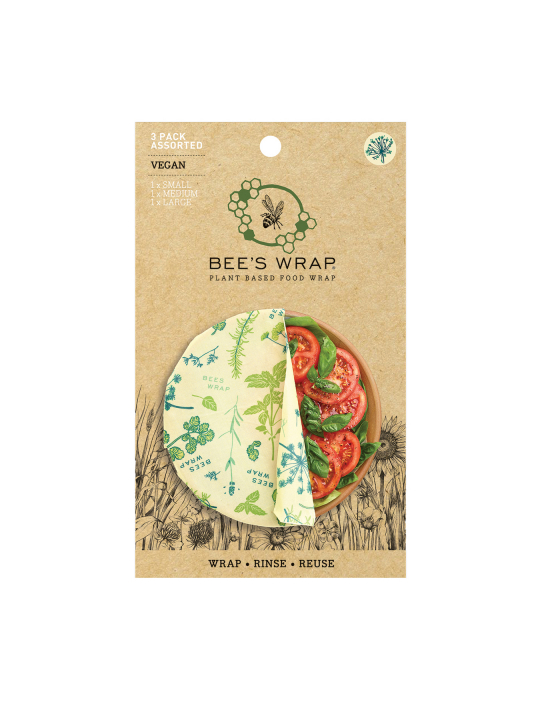 Bee’s Wrap 3er Pack Grün Vegan 1