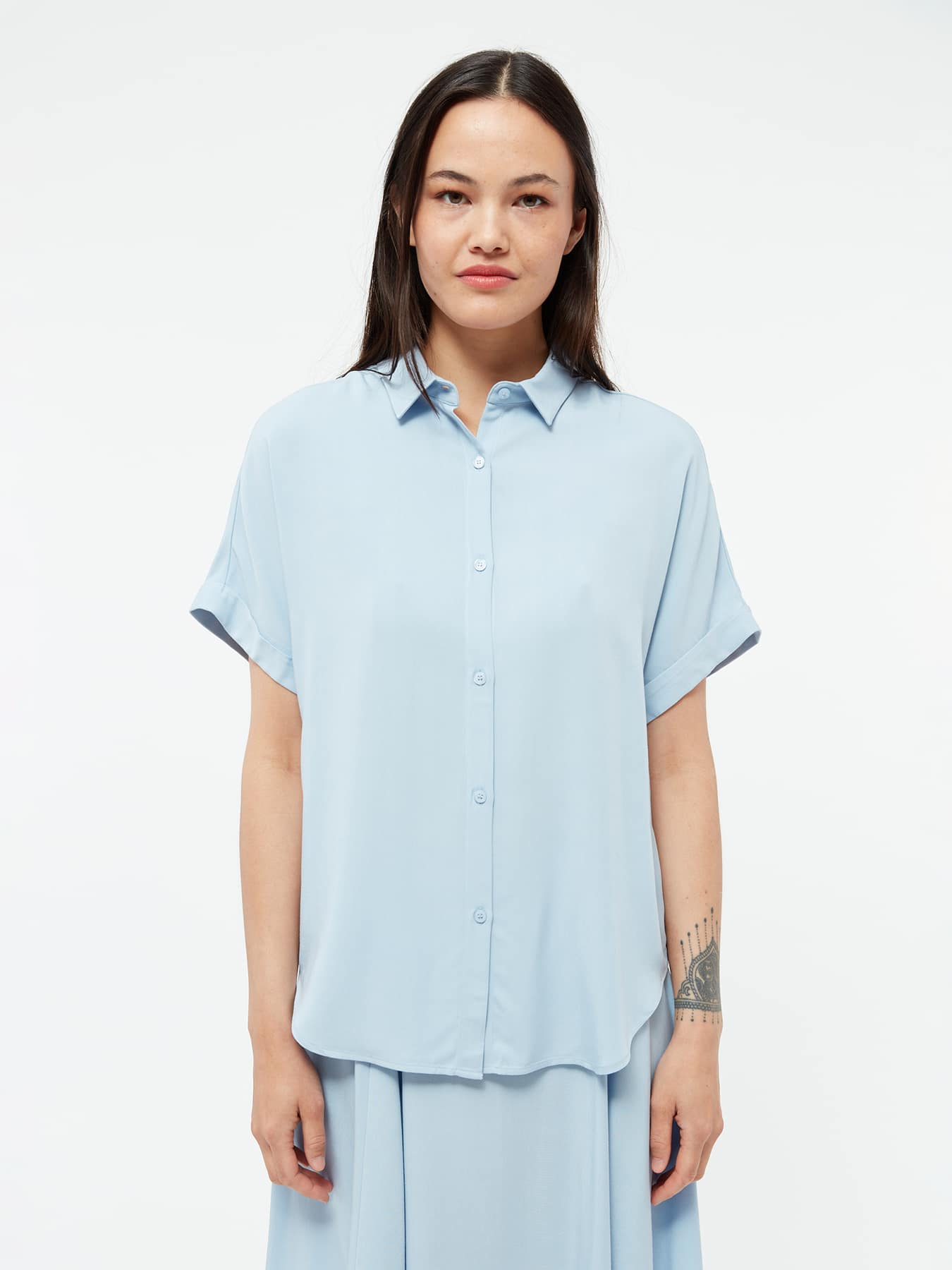 Bluse GBSarah Givn Ice Water Blue 01