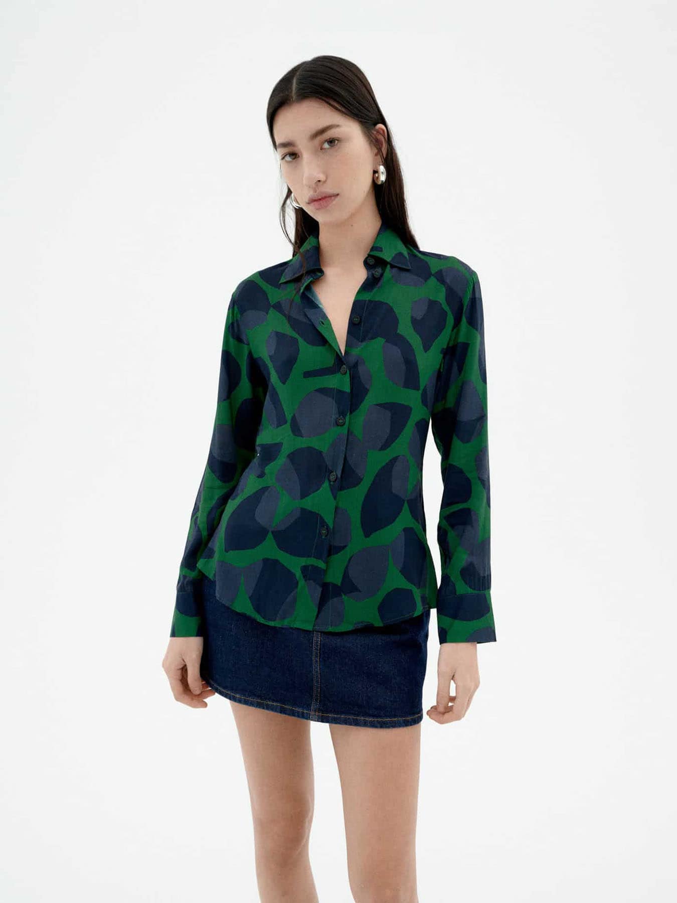 Bluse Libelula Thinking Mu Leaf Dark 1