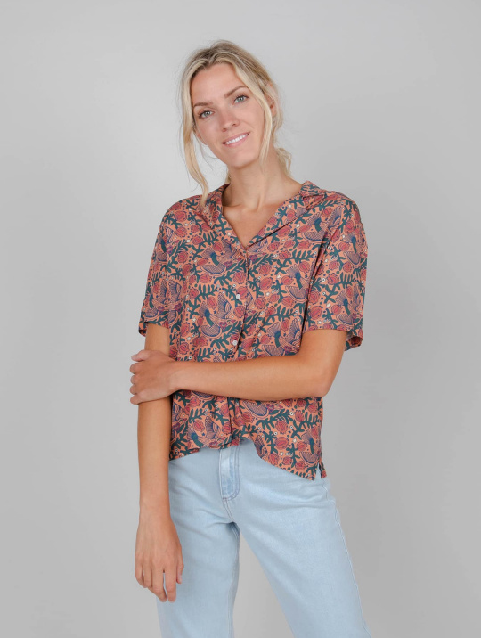 Bluse Passerine Aloha Brava Coiro Red 01