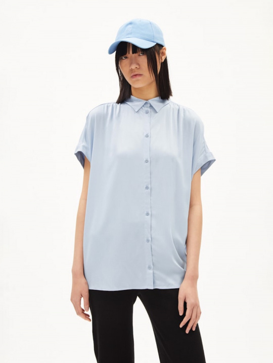 Blusen Bluse Zonyaa Armedangels Morning Sky 1