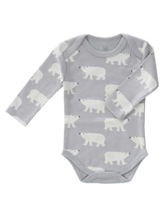 Body Longsleeve Eisbaer Polar Bear Fresk Grey 1