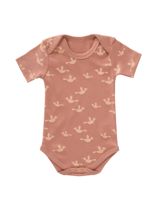 Body Short Sleeve Fvoegel Birds Fresk Rose 1