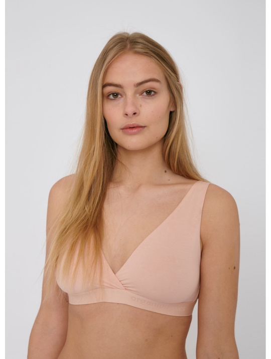 Bralette Lite Basic Organic Basics Soft Pink 1