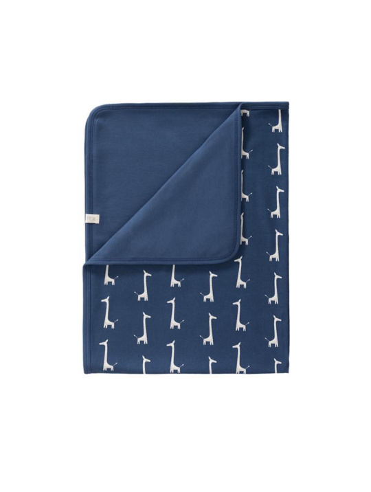 Decke Blanket Giraffe Fresk Indigo Blue 1