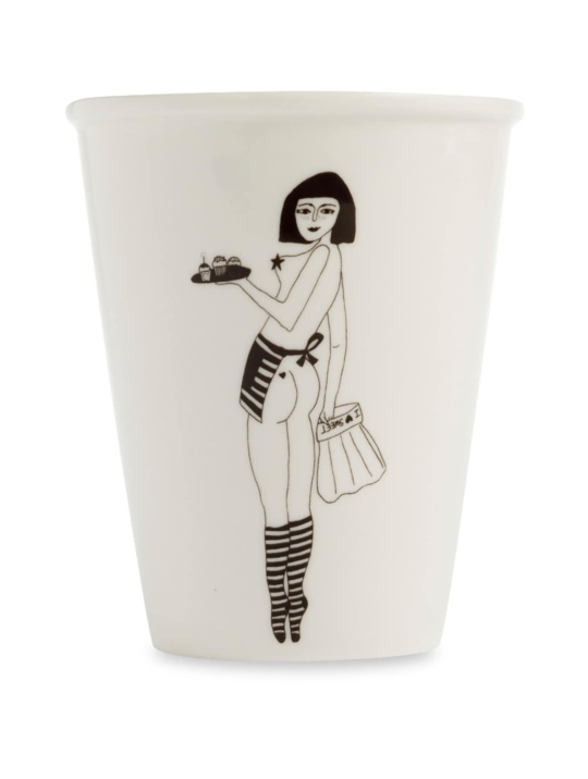 Geschirr Becher Pin Up Cake Girl Helen B 1