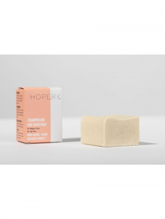 Haare Festes Shampoo Lime And Grapefruit 95gr Hopery 3