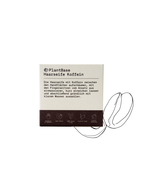 Haarseife Koffein Plantbase Naturkosmetik Vegan 2