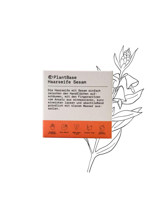 Haarseife Sesam Plantbase Naturkosmetik Vegan 2