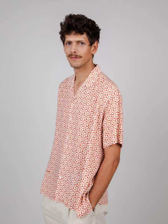 Hemd Alhambra Aloha Shirt Brava Coiro Red 01