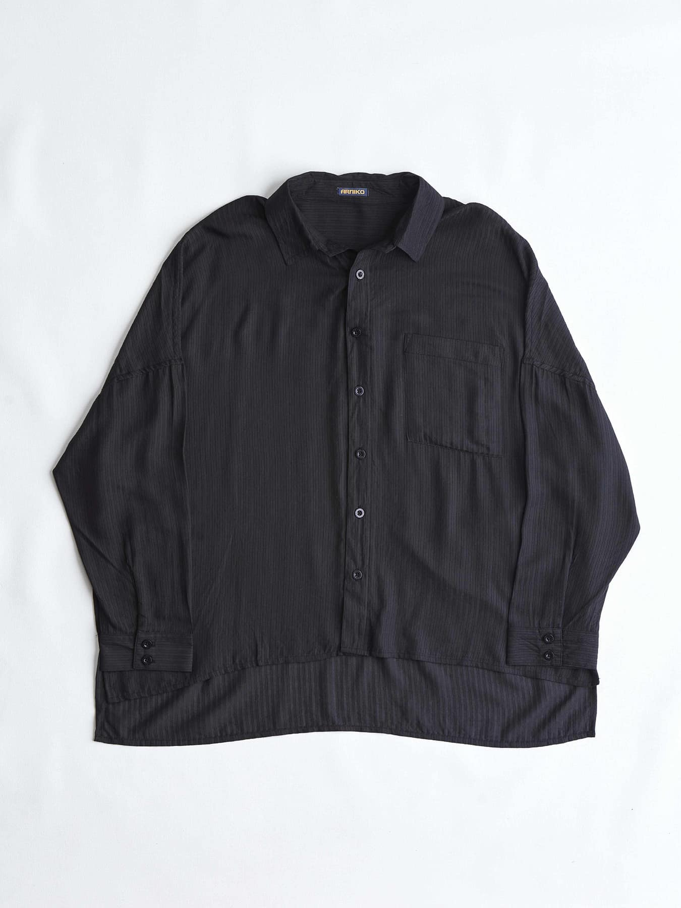Hemd Bluse Tahira Shirt Banana Fabrics Arniko Black 01