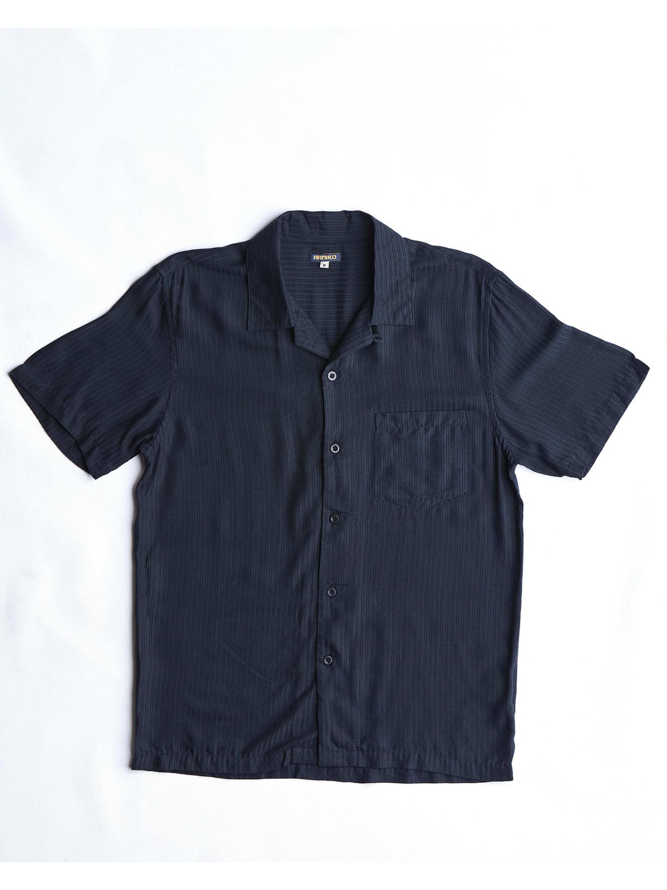 Hemd Bobby Shirt Banana Fabric Arniko Black 01