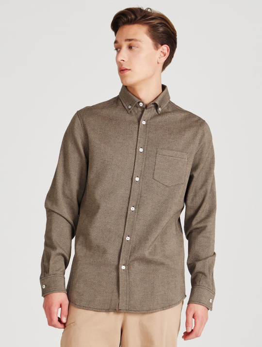 Hemden & Polos Hemd Marlon Givn Camel 1