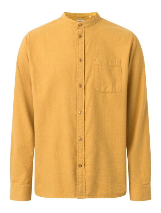 Hemden & Polos Hemd Regular Fit Flannel Stand Collar Knowledge Cotton Apparel Tinsel 1