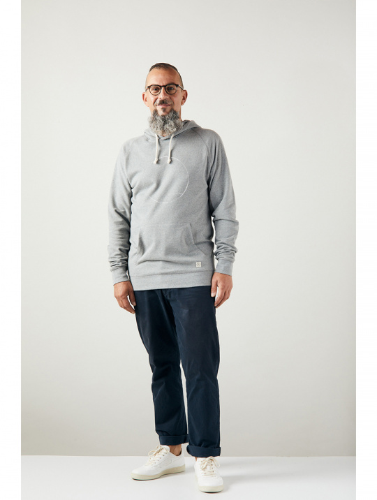 Hoodie We Are Zrcl Stone Grey 1