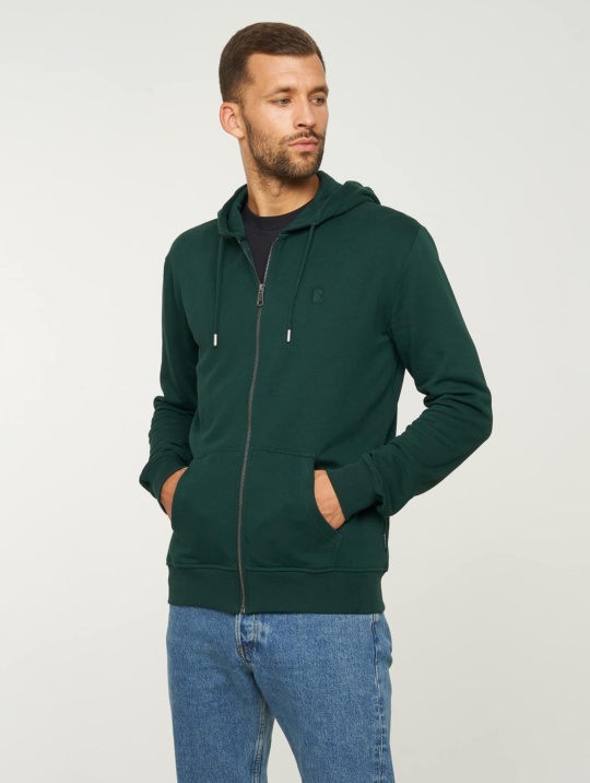 Hoodies Zipper Birch Recolution Dark Green 01