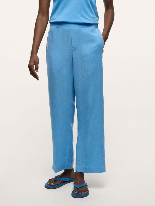 Hose Mit Weitem Bein Lanius Blue Sea 01