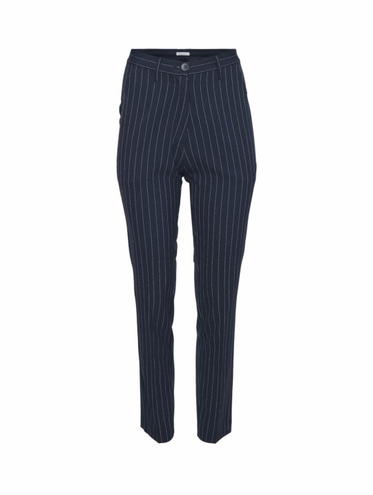 Hose Willow Pinstripe Chino Pants Knowledge Cotton Total Eclipse 5