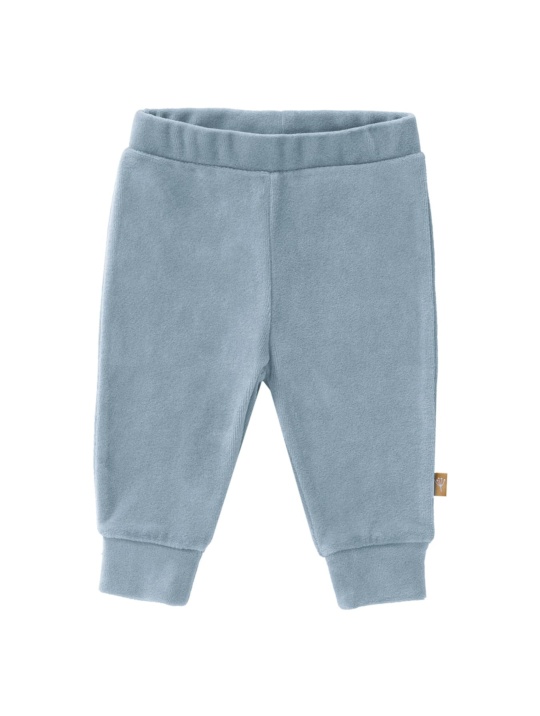 Hosen Babyhose Velour Fresk Blue Fog 1