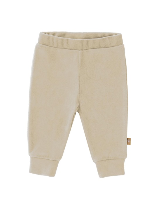 Hosen Babyhose Velour Fresk Sandshell 1