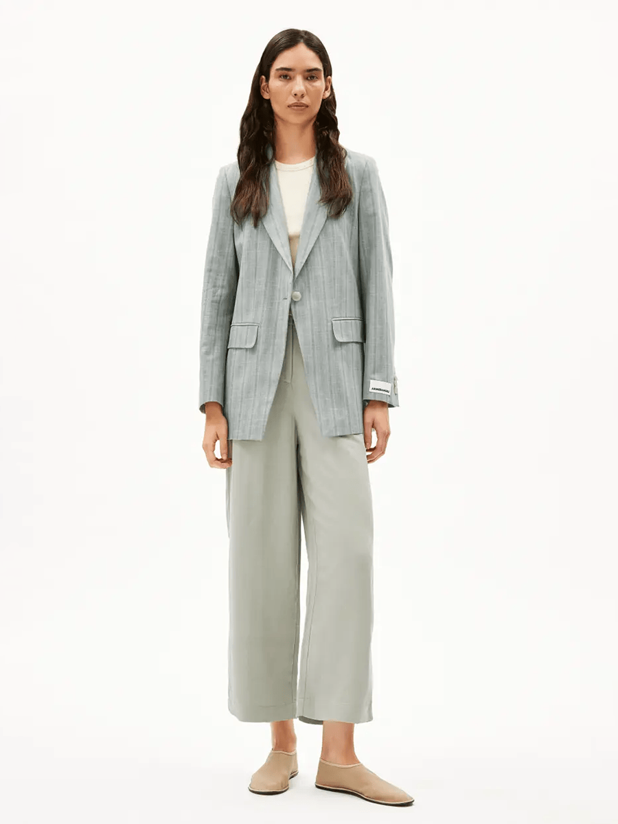 Hosen Hose Caarunus Lino Armedangels Seagreen 5