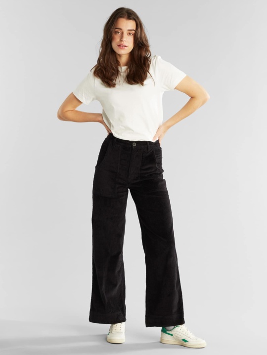 Hosen & Shorts Hose Vara Corduroy Dedicated Black 1