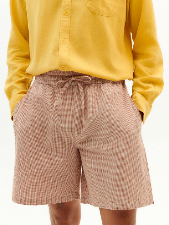 Hosen & Shorts Shorts Vichy Seersucker Henry Thinking Mu 1