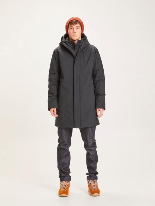 Jacken & Mäntel Parka Climate Shell Knowledge Cotton Apparel Black Jet 1