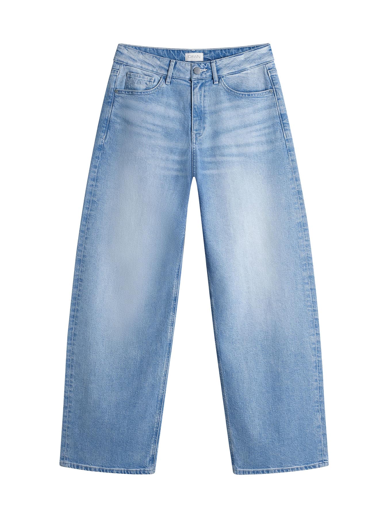 Jeans Barrel Leg Minimal Stretch Classic Dawn Bright Blue 01