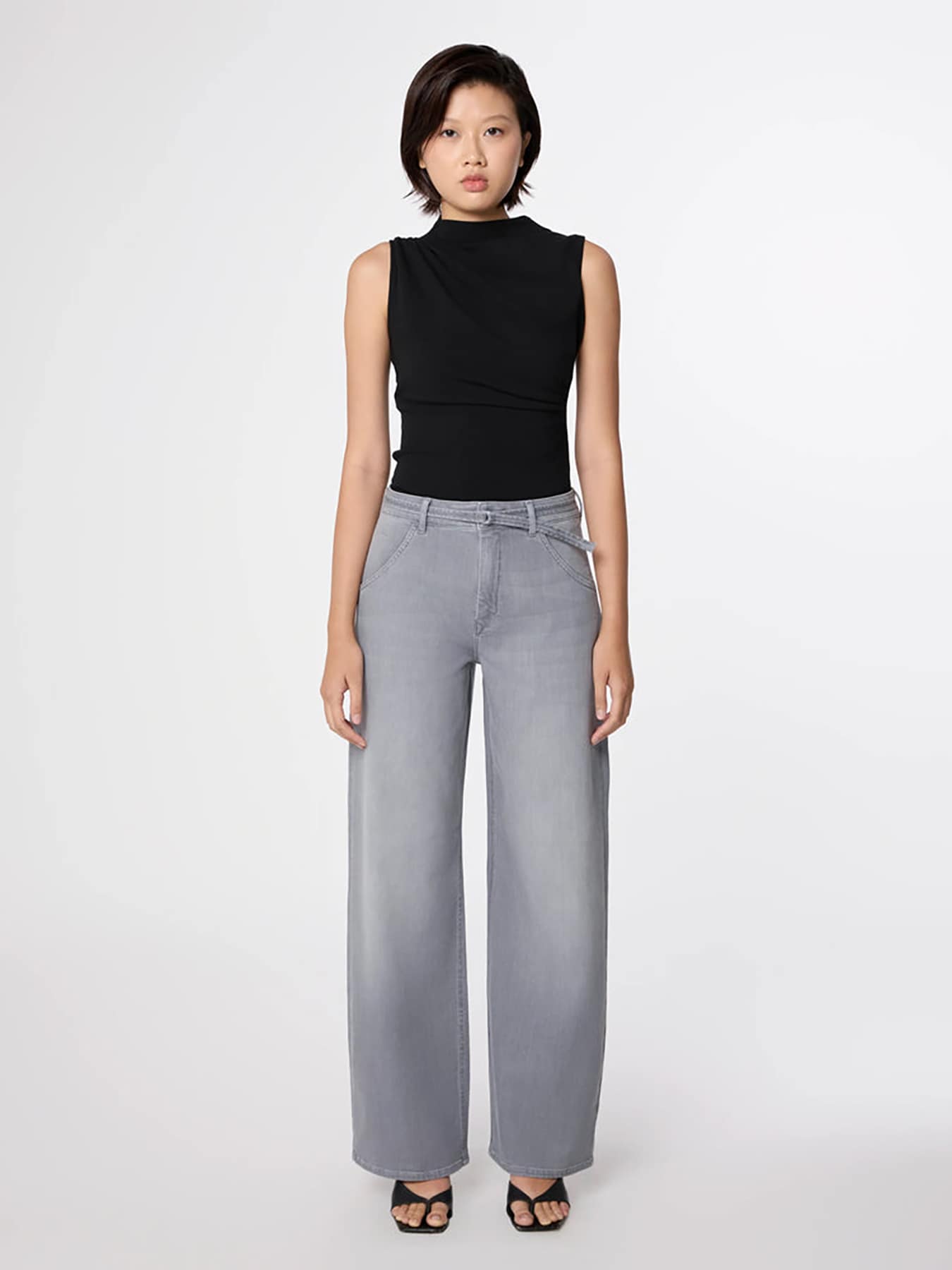 Jeans Blink Wide Barrel Dawn Cool Grey 1