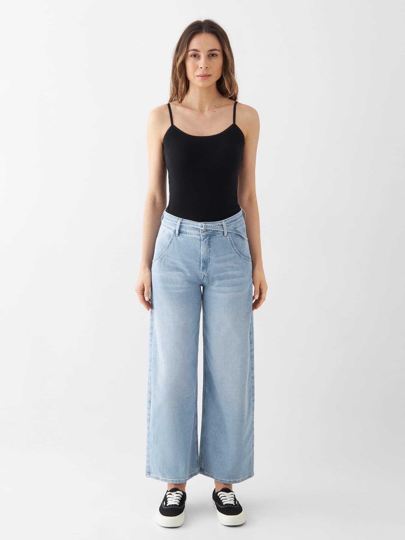 Jeans Blink Wide Barrel Soft Denim Classic Dawn Light Blue 01
