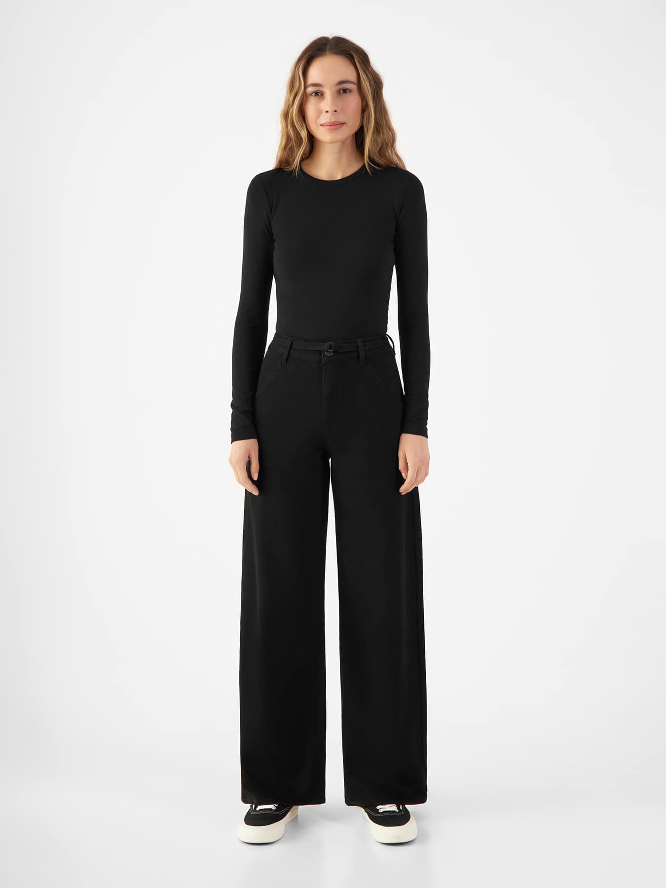 Jeans Blink Wide Barrel Soft Denim Classic Dawn Stay Black 01