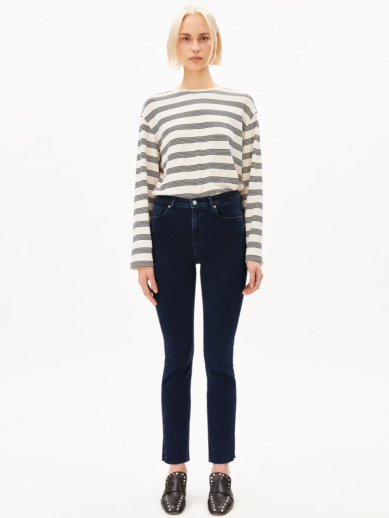 Jeans Lejaani High Waist Slim Jean Armedangels Gloaming 01