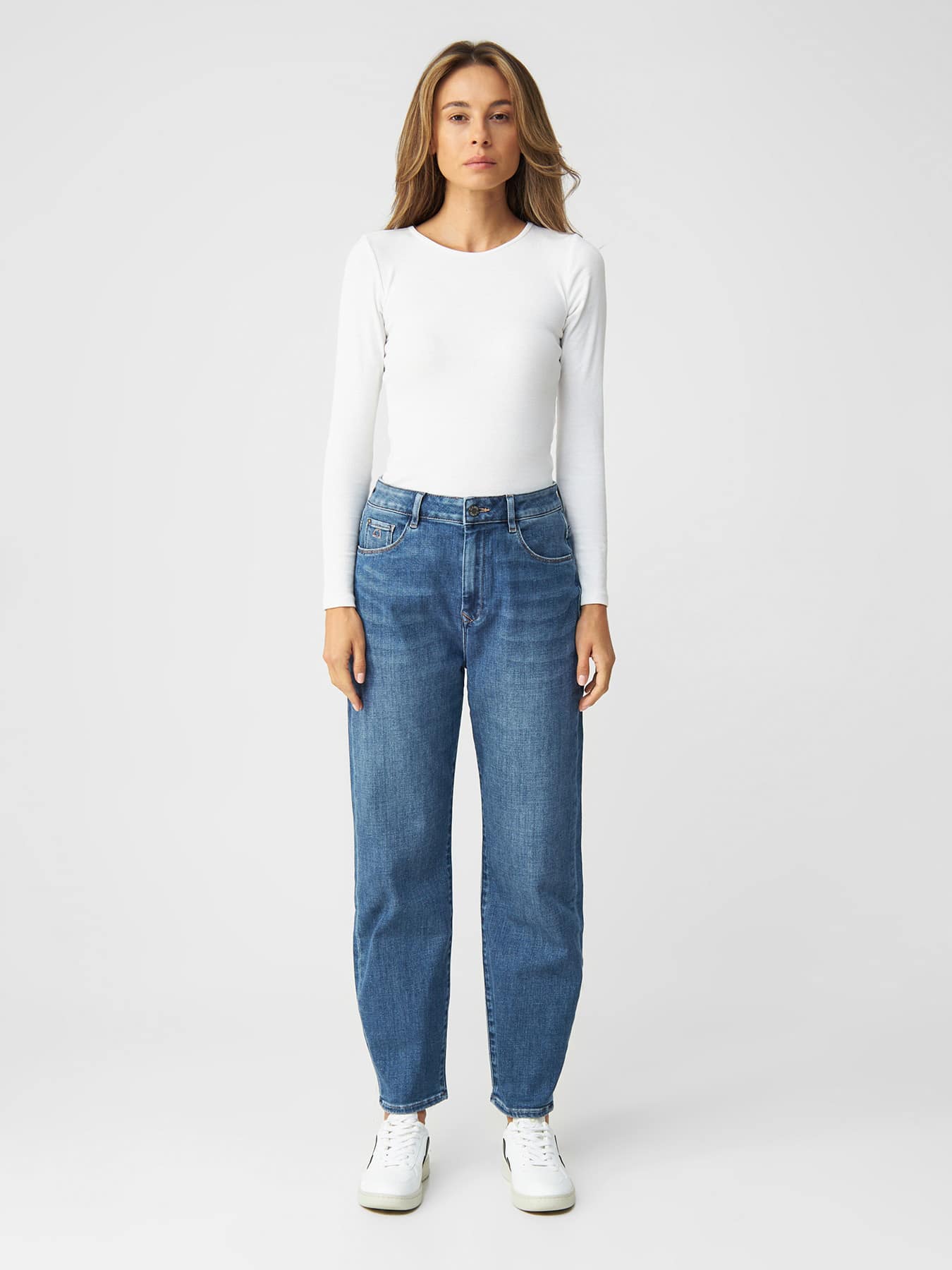 Jeans Stardust O Shape Soft Denim Classic Dawn Medium Blue 01
