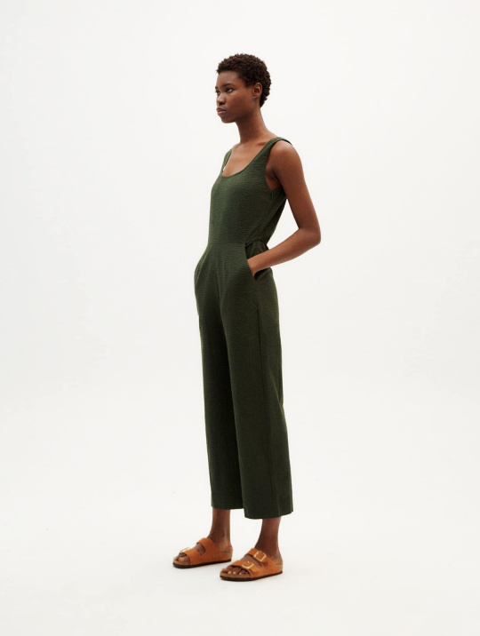 Jumpsuits Jumpsuit Checks Rafflesia Thinking Mu Green 1