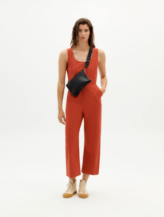 Jumpsuits Jumpsuit Crimson Rafflesia Thinking Mu Red 1