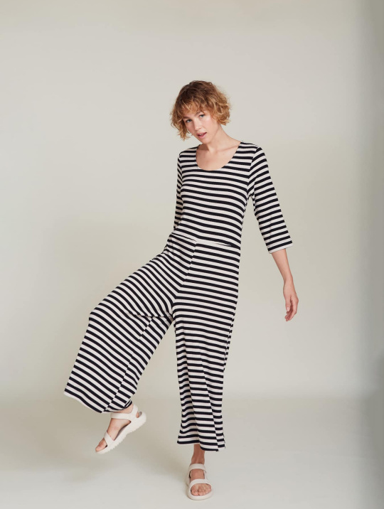 Jumpsuits Jumpsuit Mikonos Stripes Suite13 White 1
