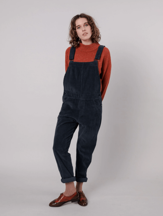 Jumpsuits Overall Workwear Corduroy Bravafabrics Navy 1