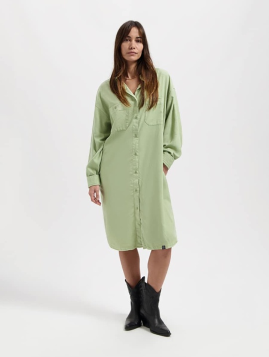 Kleid Sadie Dress Kuyichi Sage Green 1