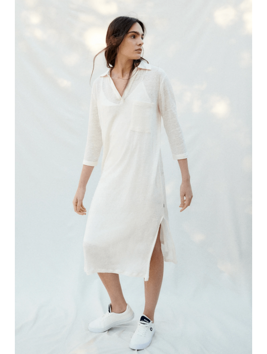 Kleid Serenityalf Ecoalf White 1