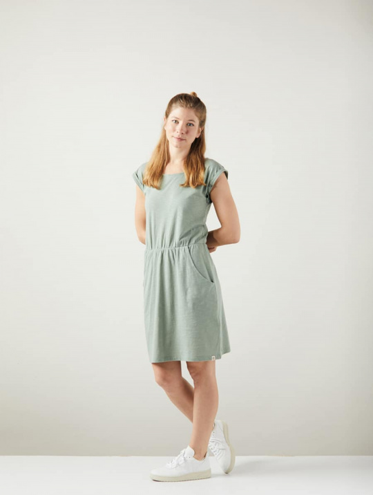 Kleider & Röcke Kleid Basic Zrcl Light Green 1