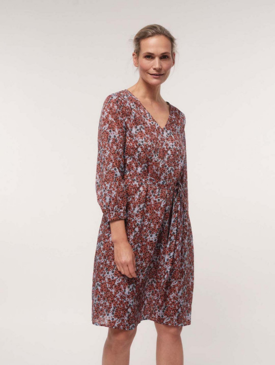 Kleider & Röcke Kleid Flowerfield Lanius Horizon Blue 1