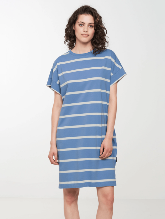 Kleider & Röcke Kleid Sasa Stripes Recolution Water Blue 1