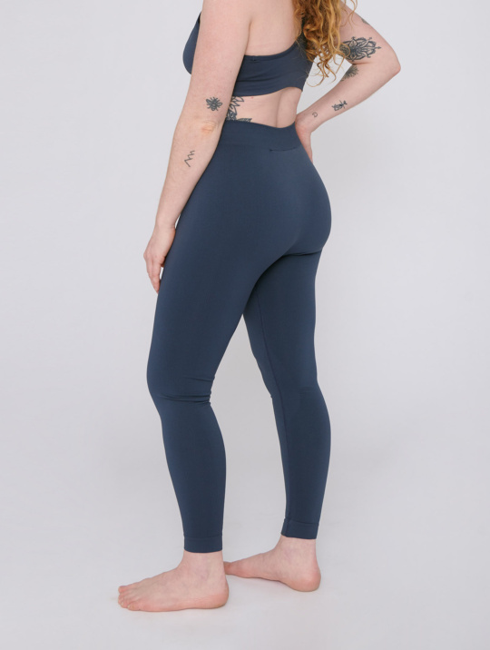 Leggings Active Organic Basics Dusty Blue 1