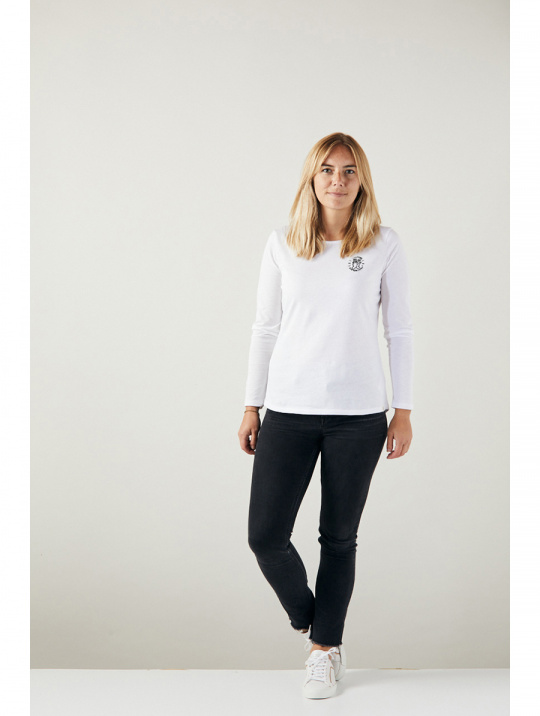 Longsleeve High Five Zrcl White 1